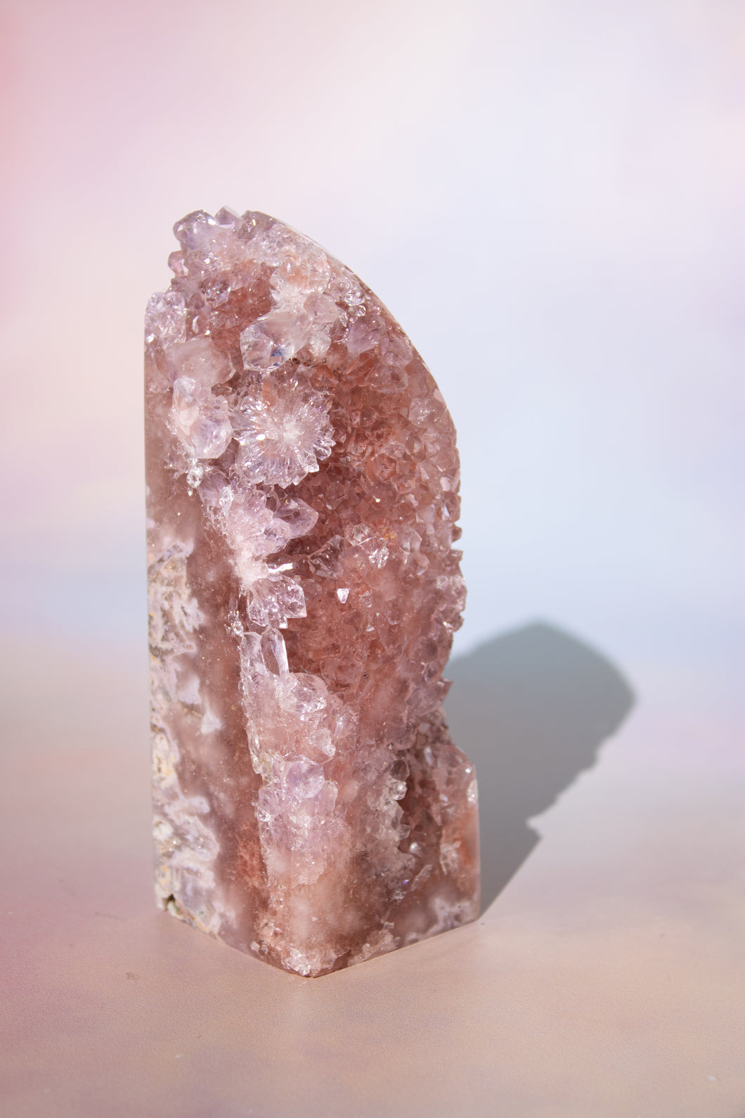 Pink Amethyst All-Around Druzy Tower | One-of-a-Kind