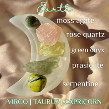 Load image into Gallery viewer, Zodiac Crystal Bundle | Add-On Selenite Moon Bowl