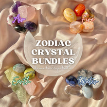 Load image into Gallery viewer, Zodiac Crystal Bundle | Add-On Selenite Moon Bowl