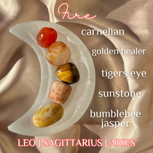 Load image into Gallery viewer, Zodiac Crystal Bundle | Add-On Selenite Moon Bowl