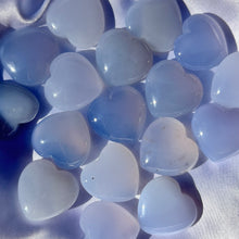 Load image into Gallery viewer, Blue Chalcedony Heart | Choose Your Size
