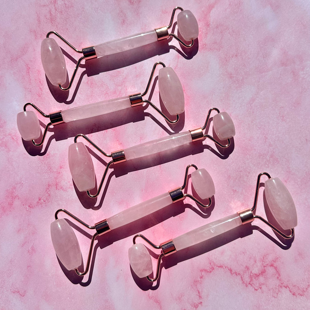 rose quartz facial roller