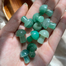 Load image into Gallery viewer, green aventurine mini mushroom
