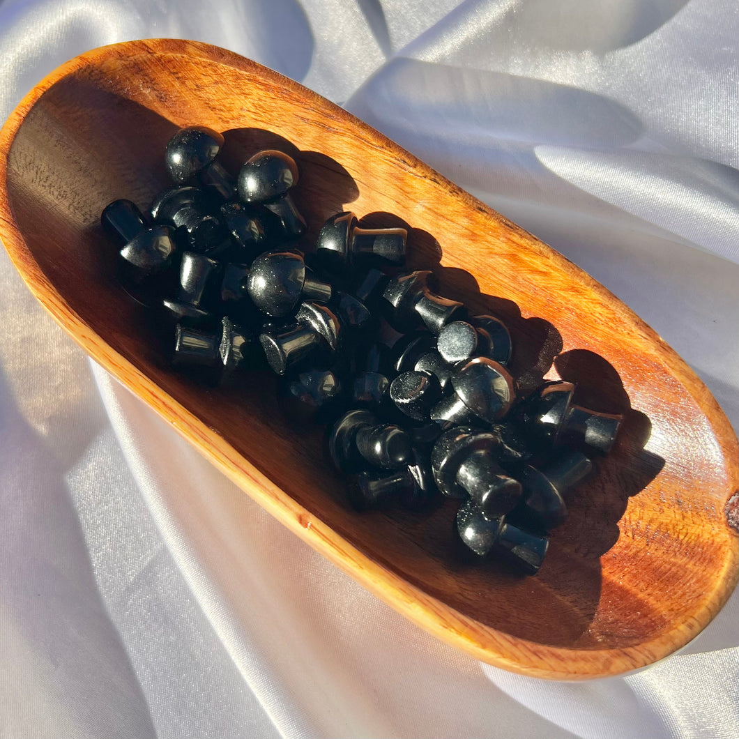 obsidian mini mushroom